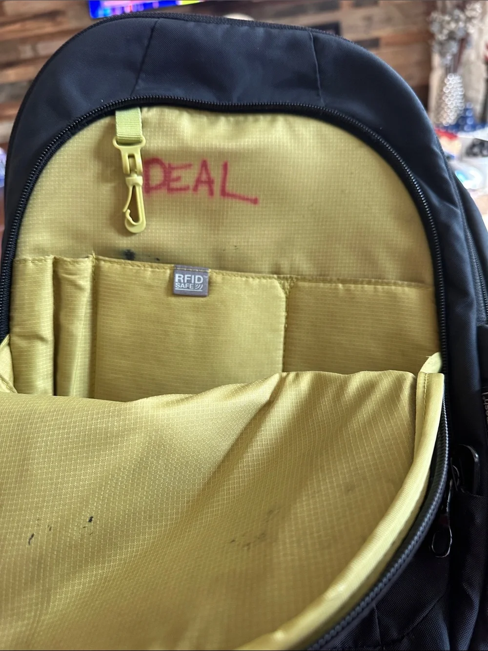 Pacsafe Black Men's Secure Everyday Backpack